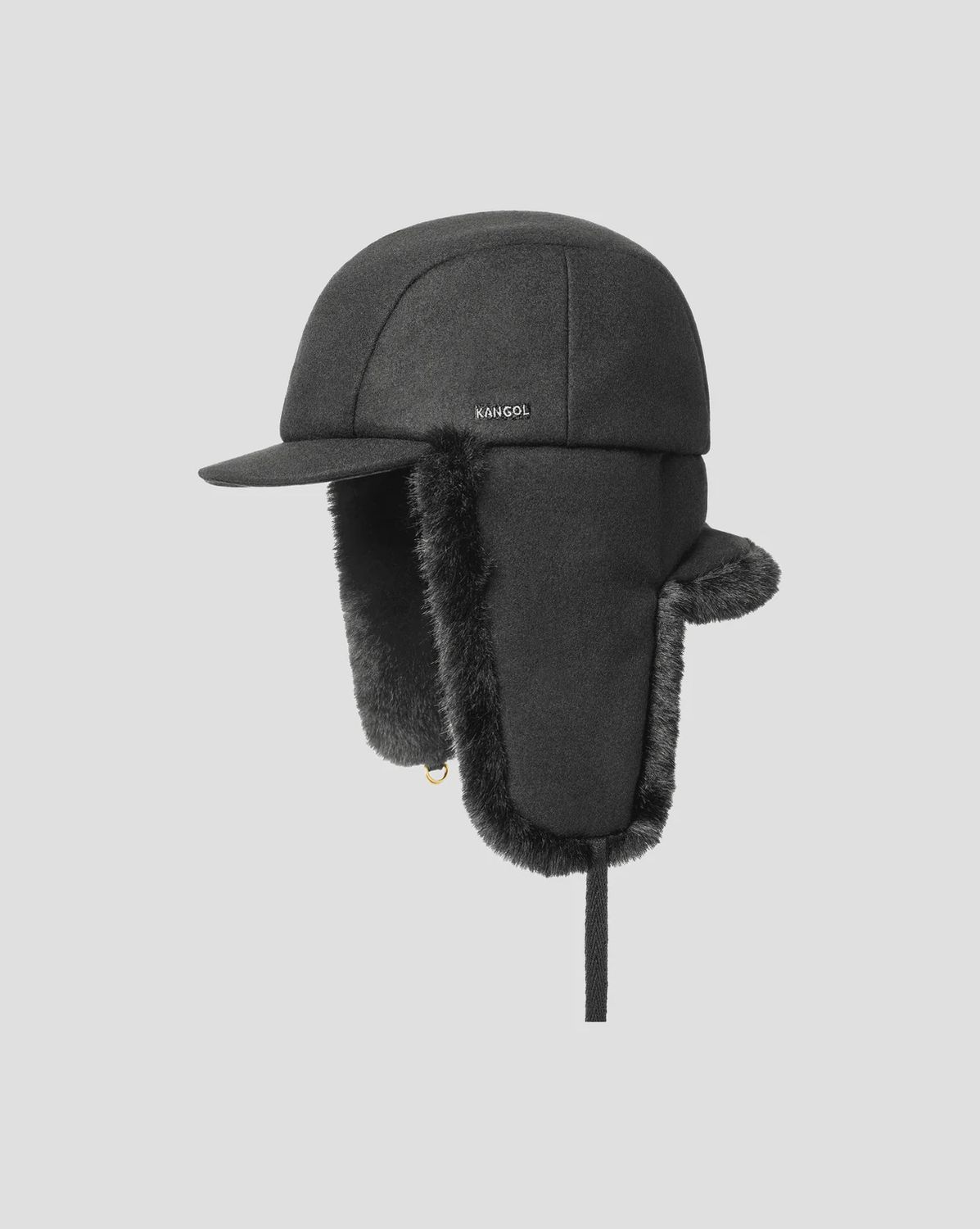 Wool Aviator, Size: Medium, Colour: Black/Black
