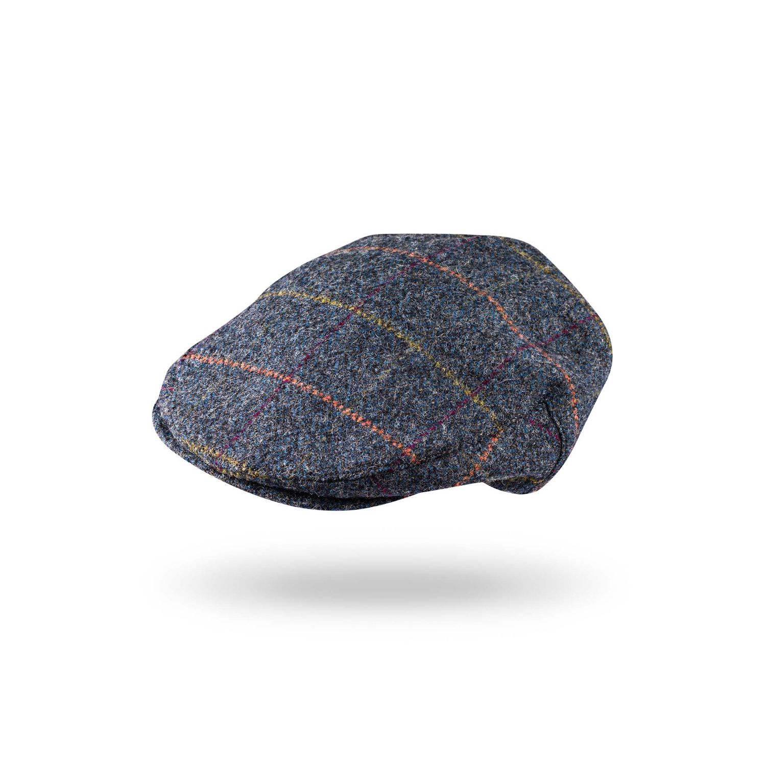 Irish Tweed Cap Charcoal Denim, Size: Small