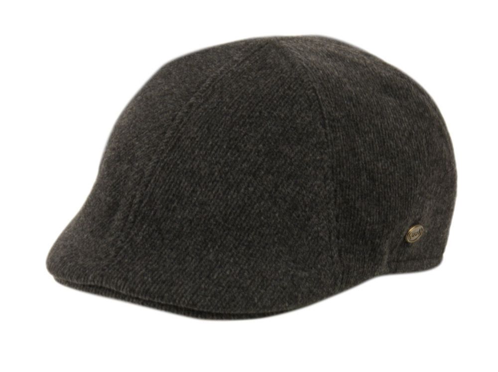 Wool Tweed Duckbill Ivy Cap IV7082, Colour: Dark Grey, Size: S/M