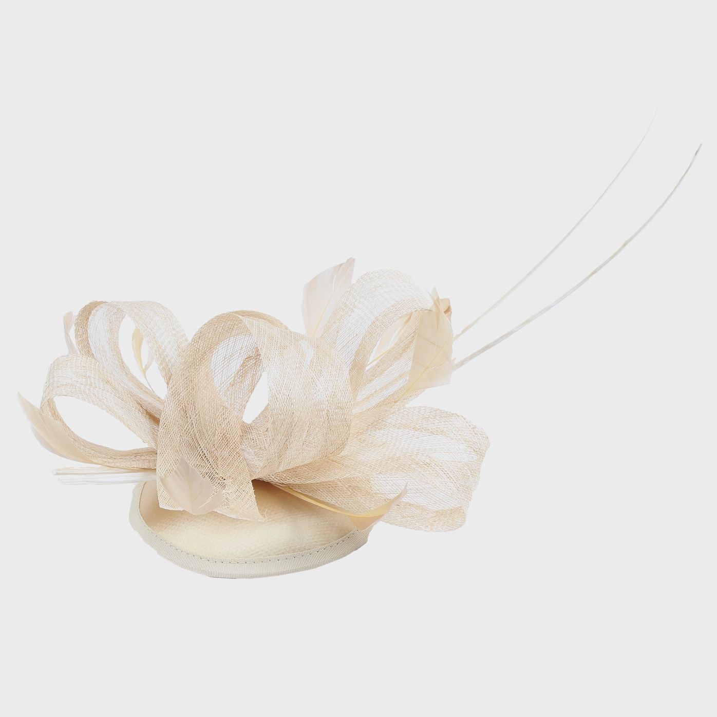 4840 Fascinator Headband, Size: O/S, Colour: Natural