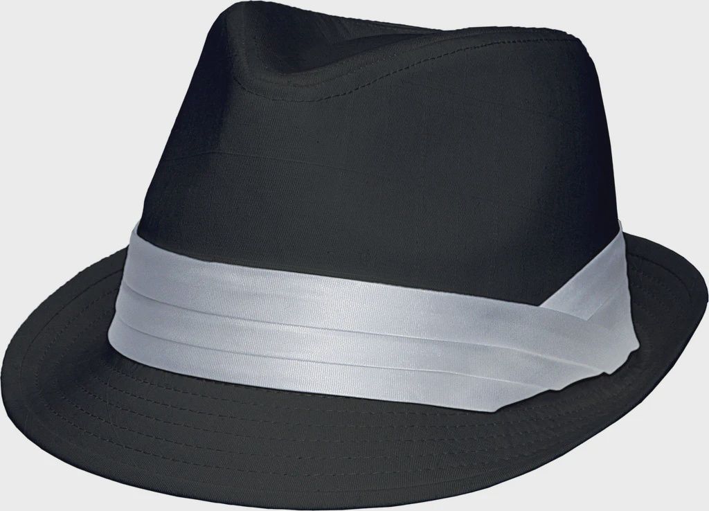 Poly Cotton Trilby, Colour: Black, Size: Medium