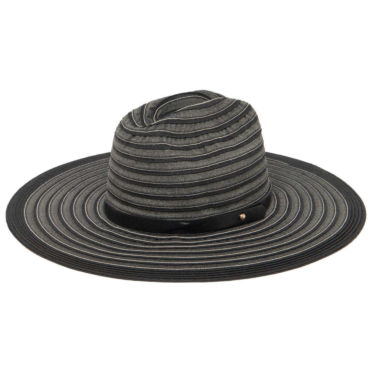 Renata Wide Brim Cattleman&#39;s Crease Sun Hat, Colour: Black, Size: O/S