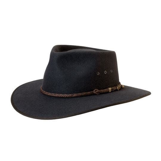 Cattleman Imperial Quality Pure Fur Felt Hat, Colour: Grey, Size: 63cm XXL