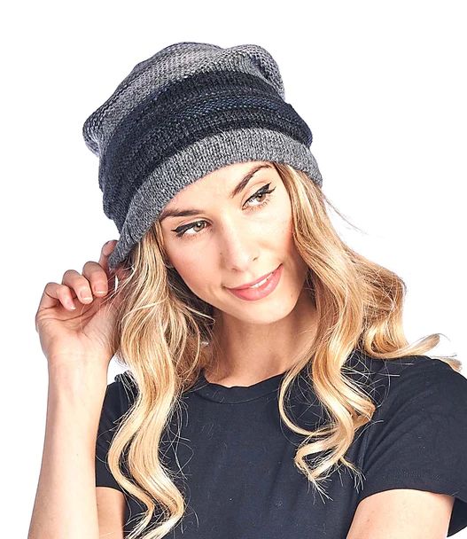 Alpaca Beanie Hat - Colorado, Colour: 01 Charcoal, Size: O/S