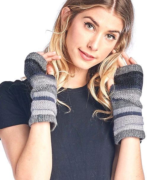 Alpaca Gloves - Colorado, Colour: 01 Charcoal, Size: O/S