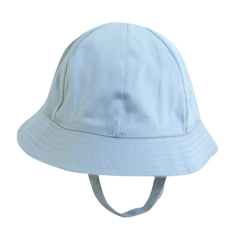 Snail Infant Cotton Bucket with Chin Strap, Colour: Blue, Size: O/S Infant
