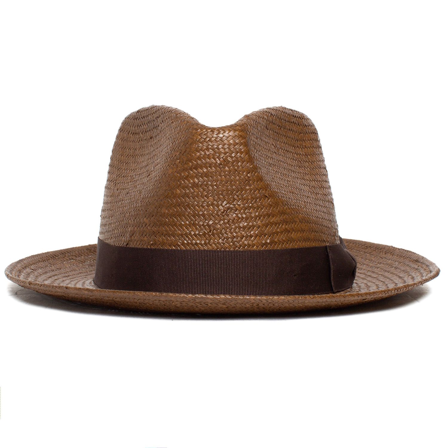 First and Foremost Straw Fedora | Brown, Size: Medium