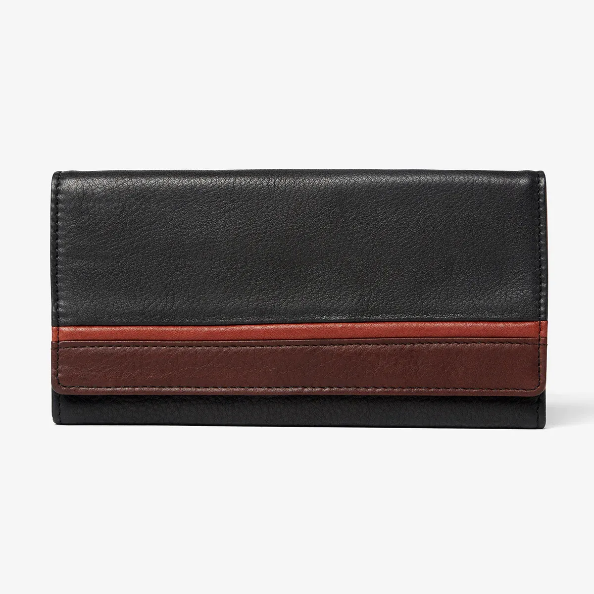1406 | Card Case Wallet, Colour: Black Combo