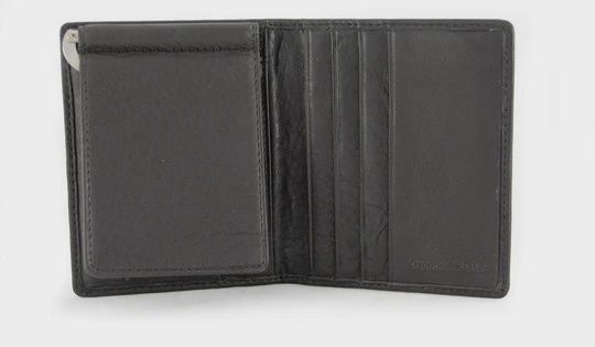 1239 | RFID Removable Money Clip Billfold, Colour: Black