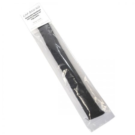 Terry Cloth Disposable Sweatband and Size Reducer | 1 Full Size, Colour: Black, Size: O/S