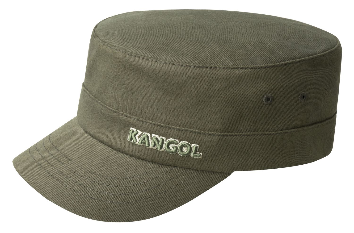 Cotton Army Twill Cap, Colour: Green, Size: S/M