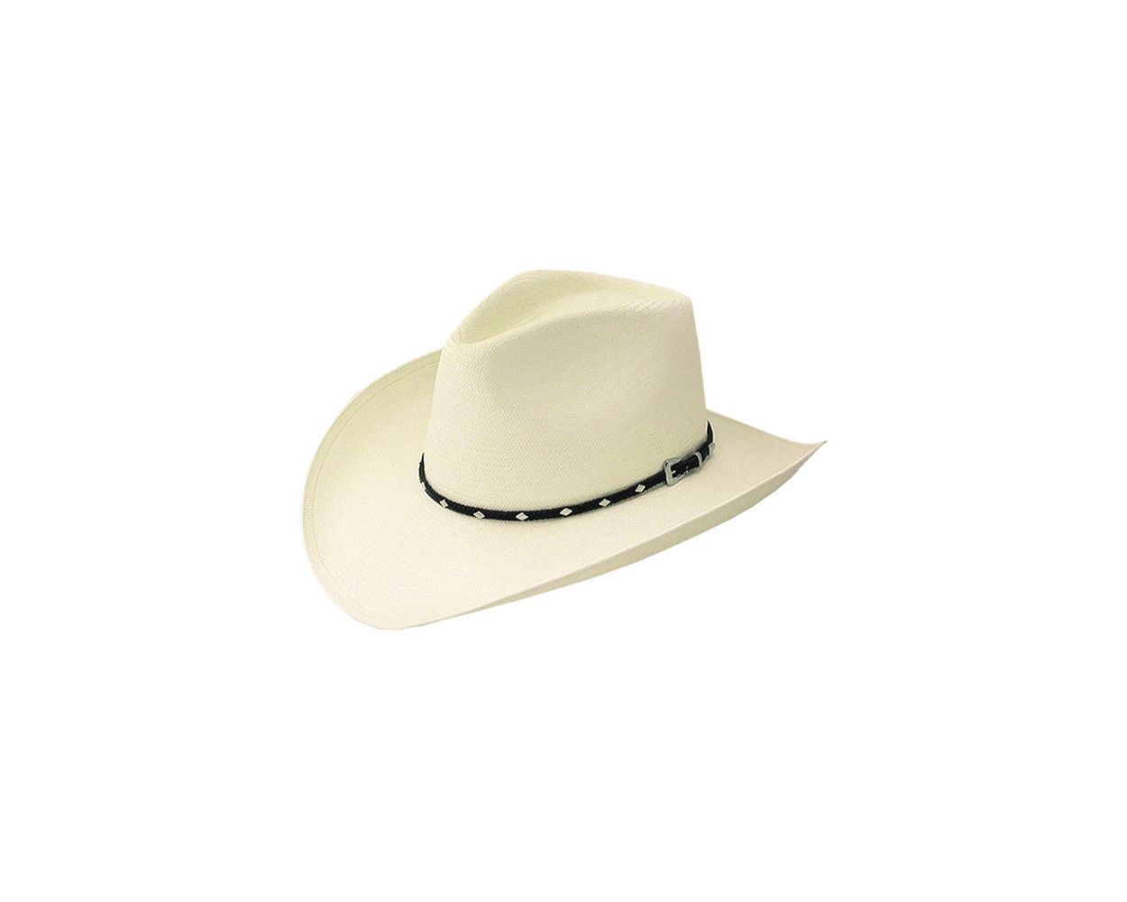 Diamond Jim 8X Straw Hat, Size: 7