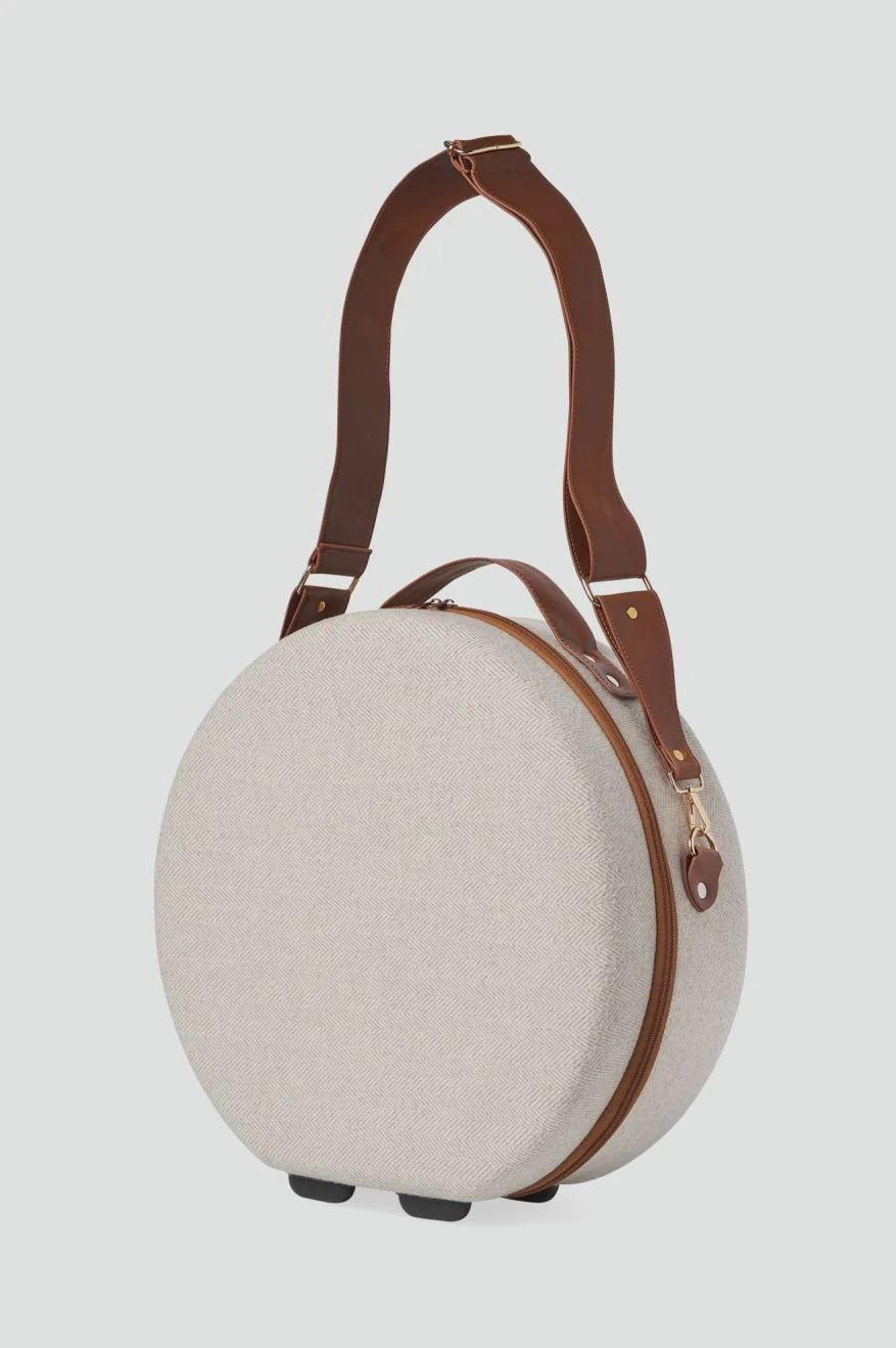 Done Proper Fedora Travel Case, Colour: Cream/Beige