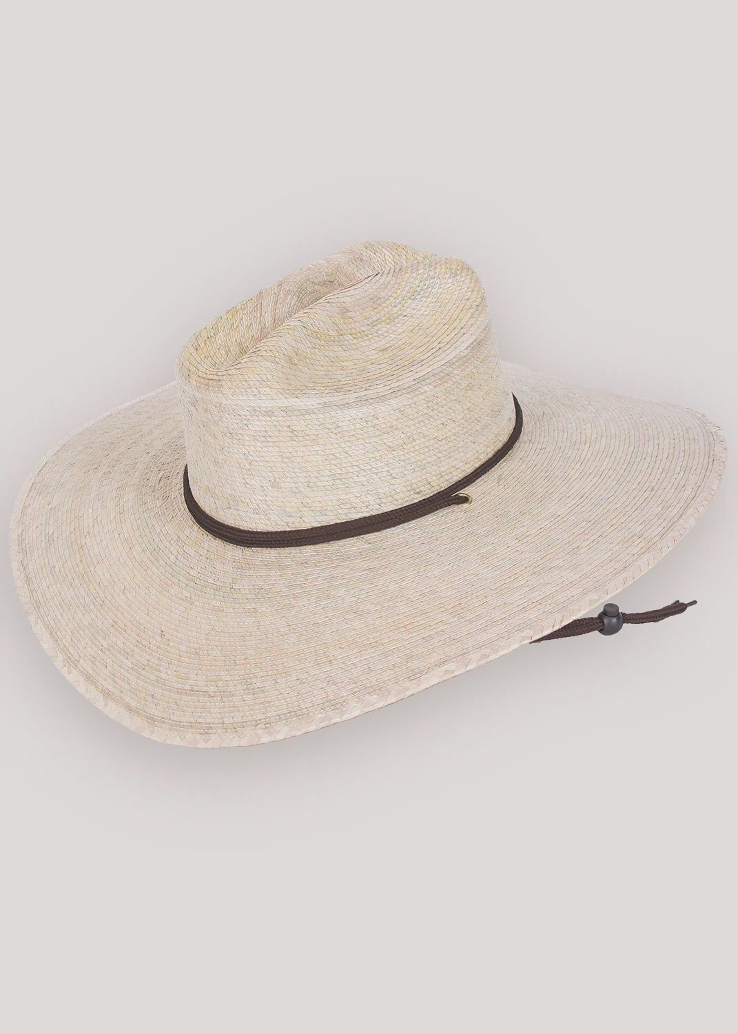 Lifeguard Wide Brim Light Palm Straw, Size: S/M