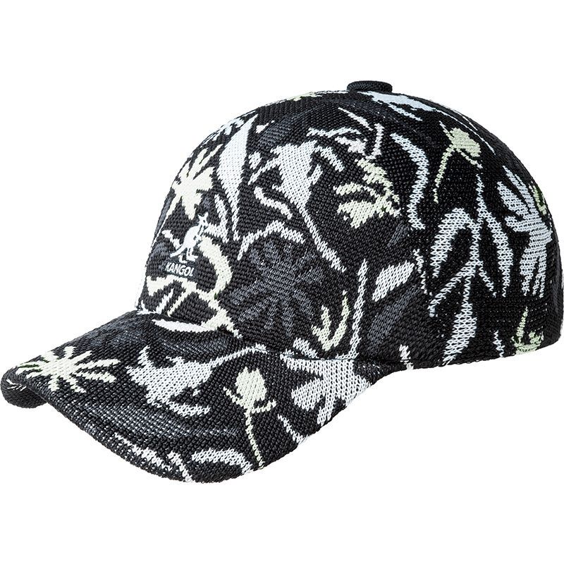 Street Floral Spacecap, Colour: Black Floral, Size: S/M
