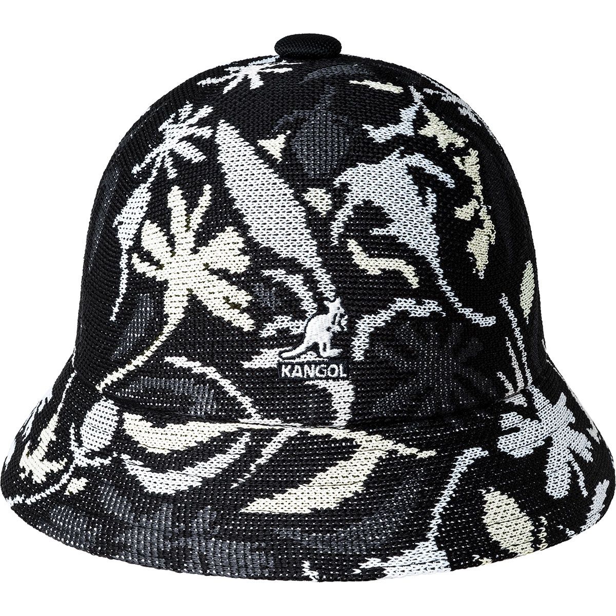 Street Floral Casual Bucket Hat, Colour: Black Floral, Size: Small