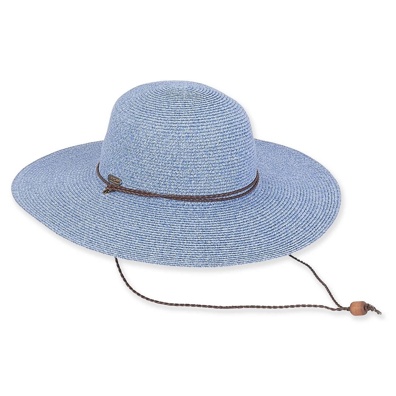 HH2139 |  Paper Braid Safari w/ Chin Cord, Colour: Blue D, Size: O/S