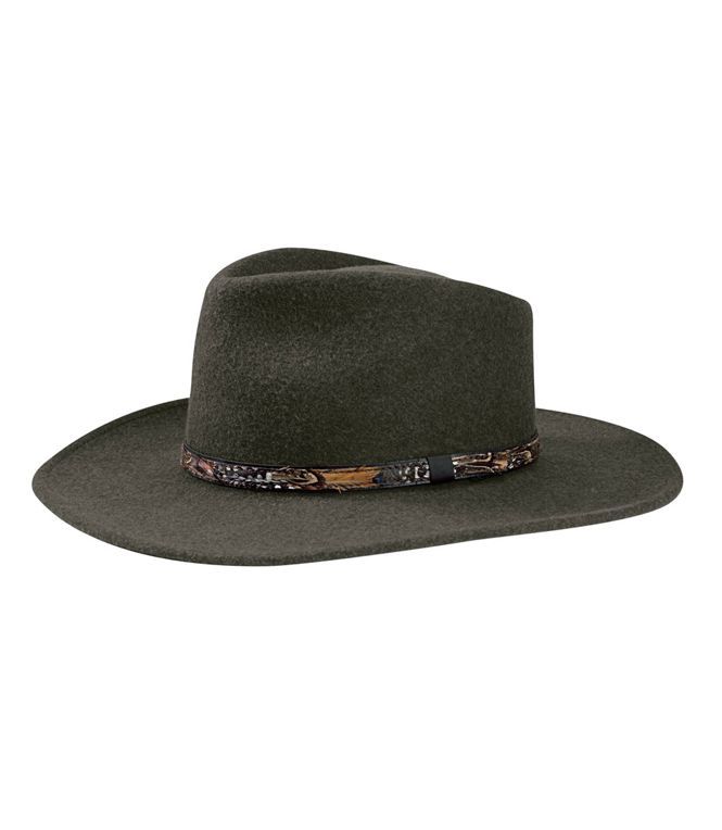 Expedition Crushable Wool Hat, Colour: Loden Mix, Size: Small