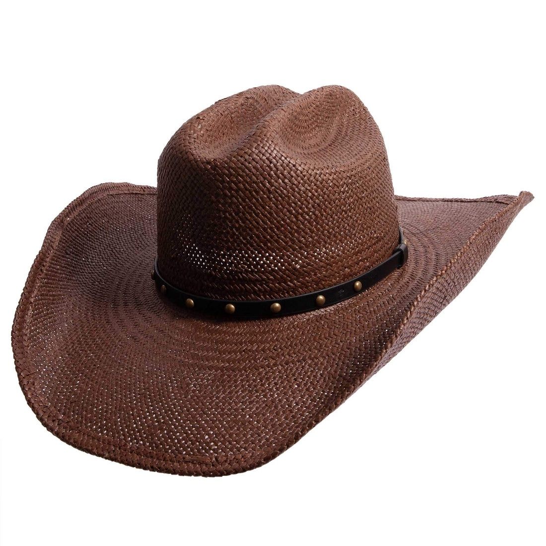 Koda Straw Cowboy Hat, Colour: Brown, Size: Small