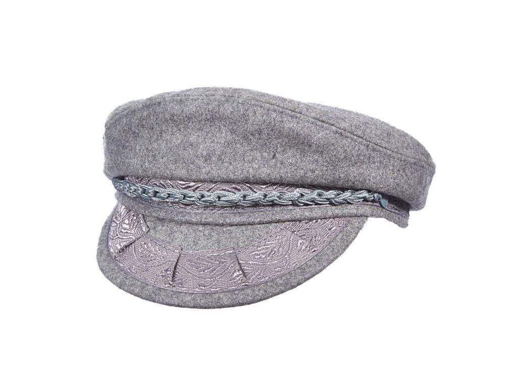 Santorini Wool Blend Fisherman, Colour: Grey, Size: 7