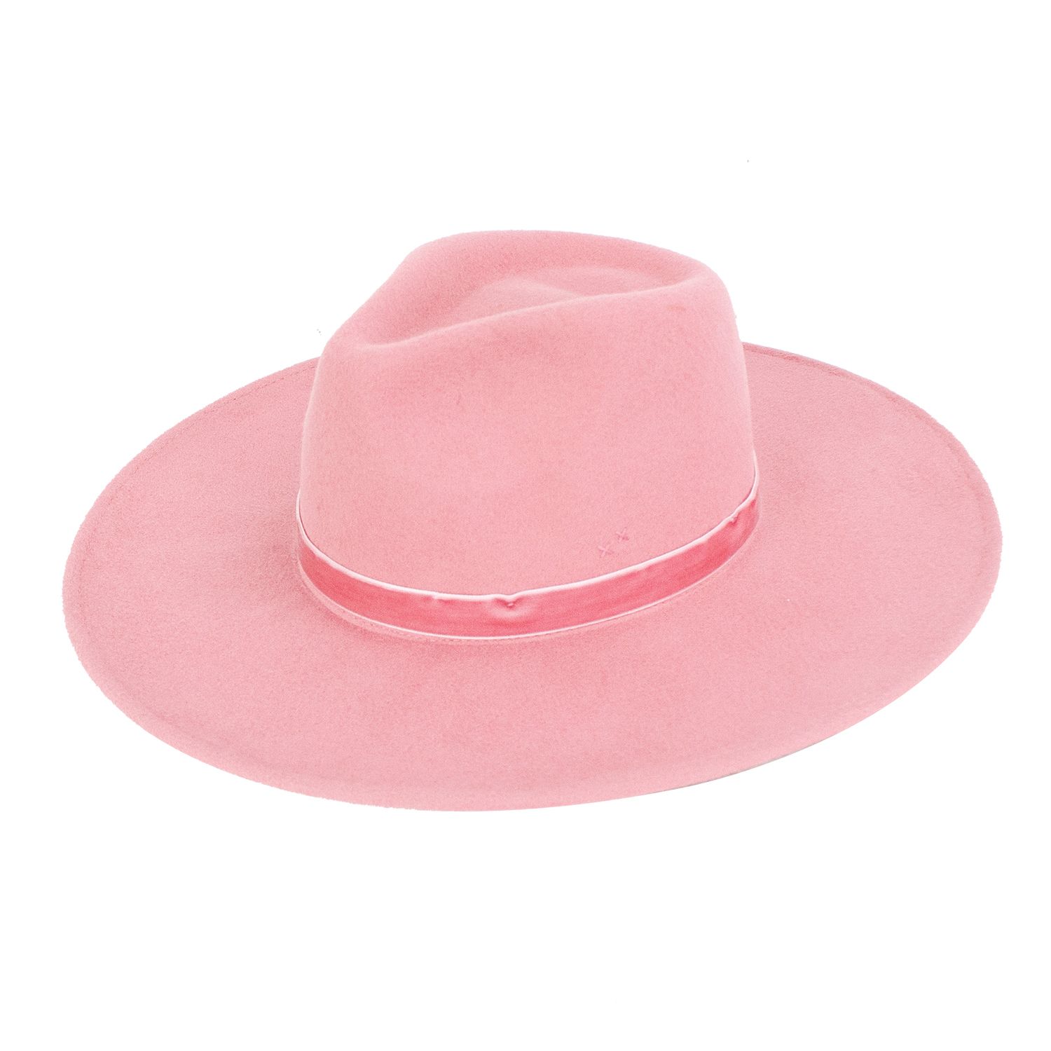 Jaylin Wool Felt Hat, Colour: Pink, Size: One-Size