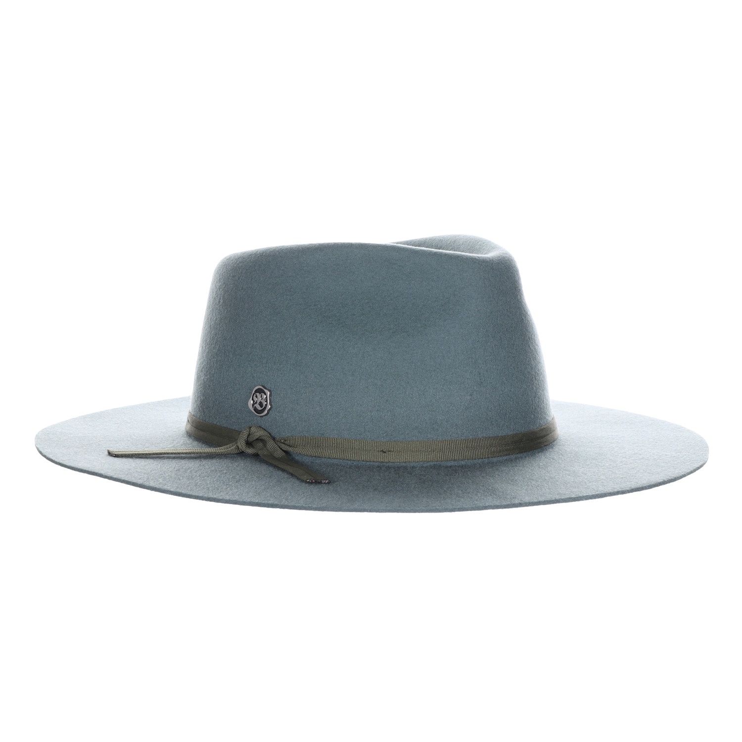 Whiskey Glasses Wool Felt Rancher Hat, Colour: Slate, Size: OSFM Adjustable