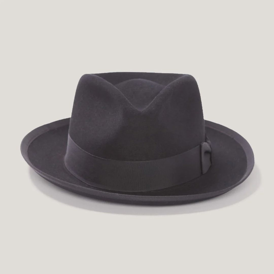 Whippet Fedora, Colour: Black, Size: 7