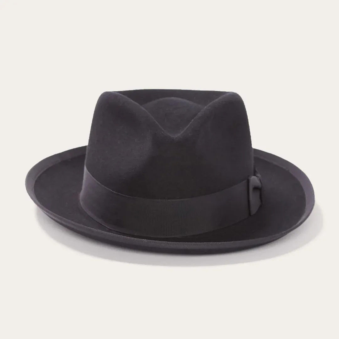 Whippet Fedora, Colour: Black, Size: 7