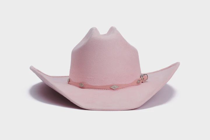 Dolly Faux Suede Western Hat, Size: Small
