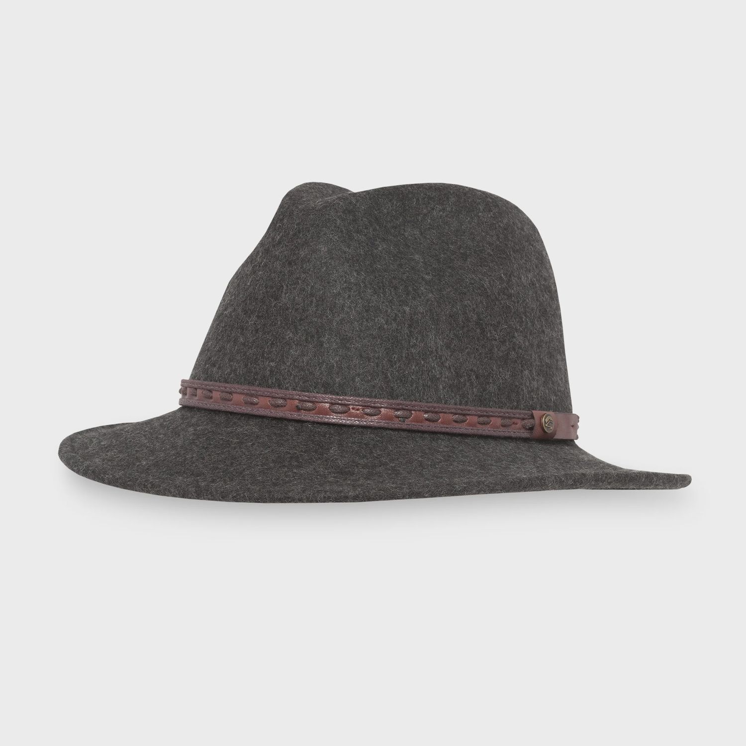 Rambler Wool Felt Hat, Colour: Heathered Grey, Size: Medium