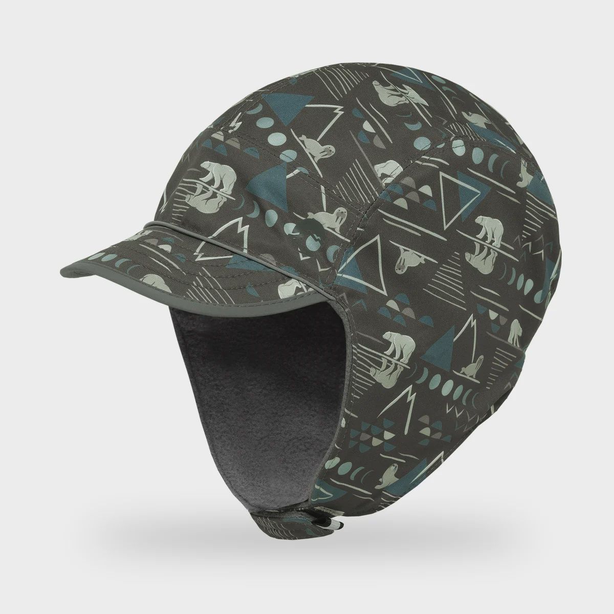 Kid's Arctic Trapper, Colour: Gray Arctic Nights, Size: M/L