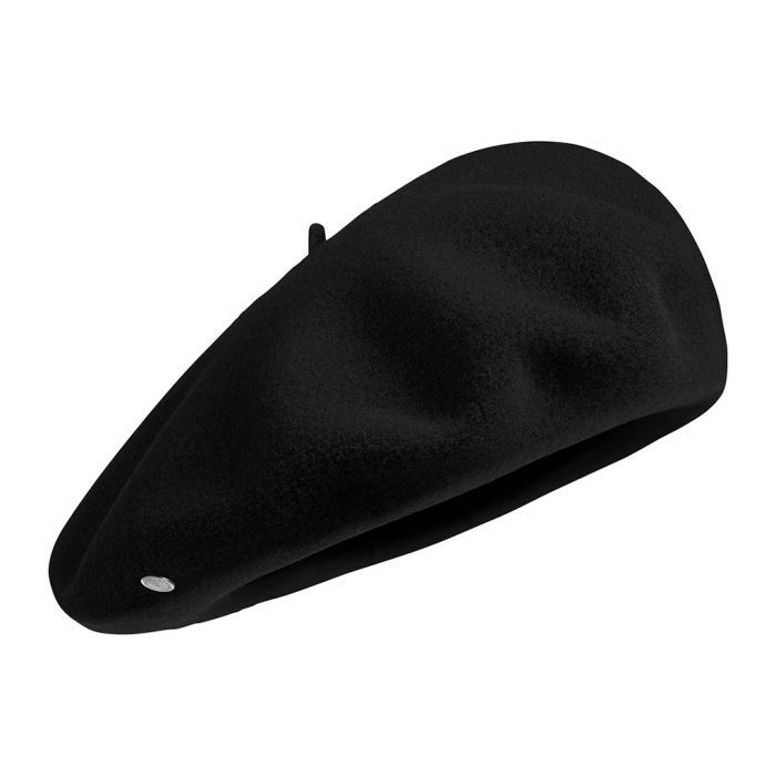 Authentique Beret Merino Wool, Colour: Black/Noir, Size: One-Size
