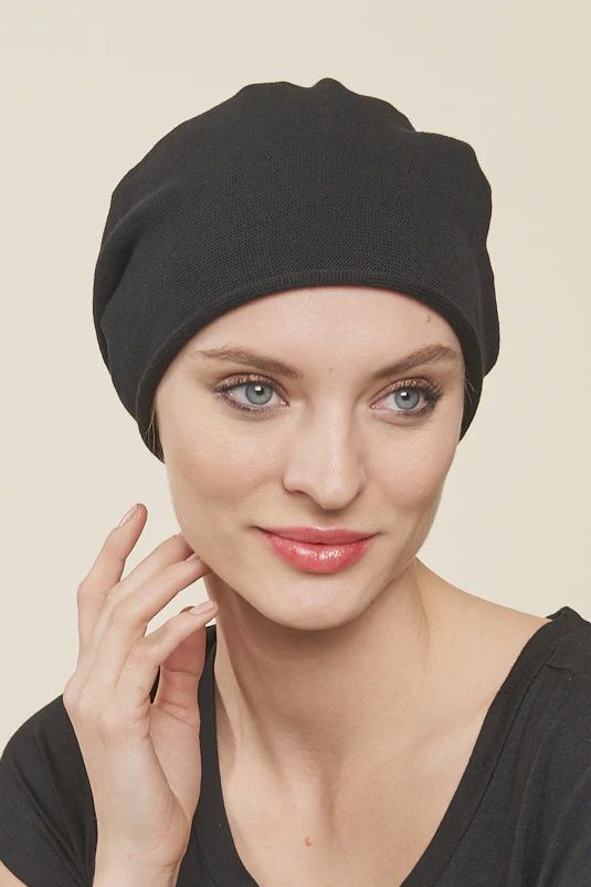 Convertible Cotton Slouchy, Colour: Black, Size: O/S