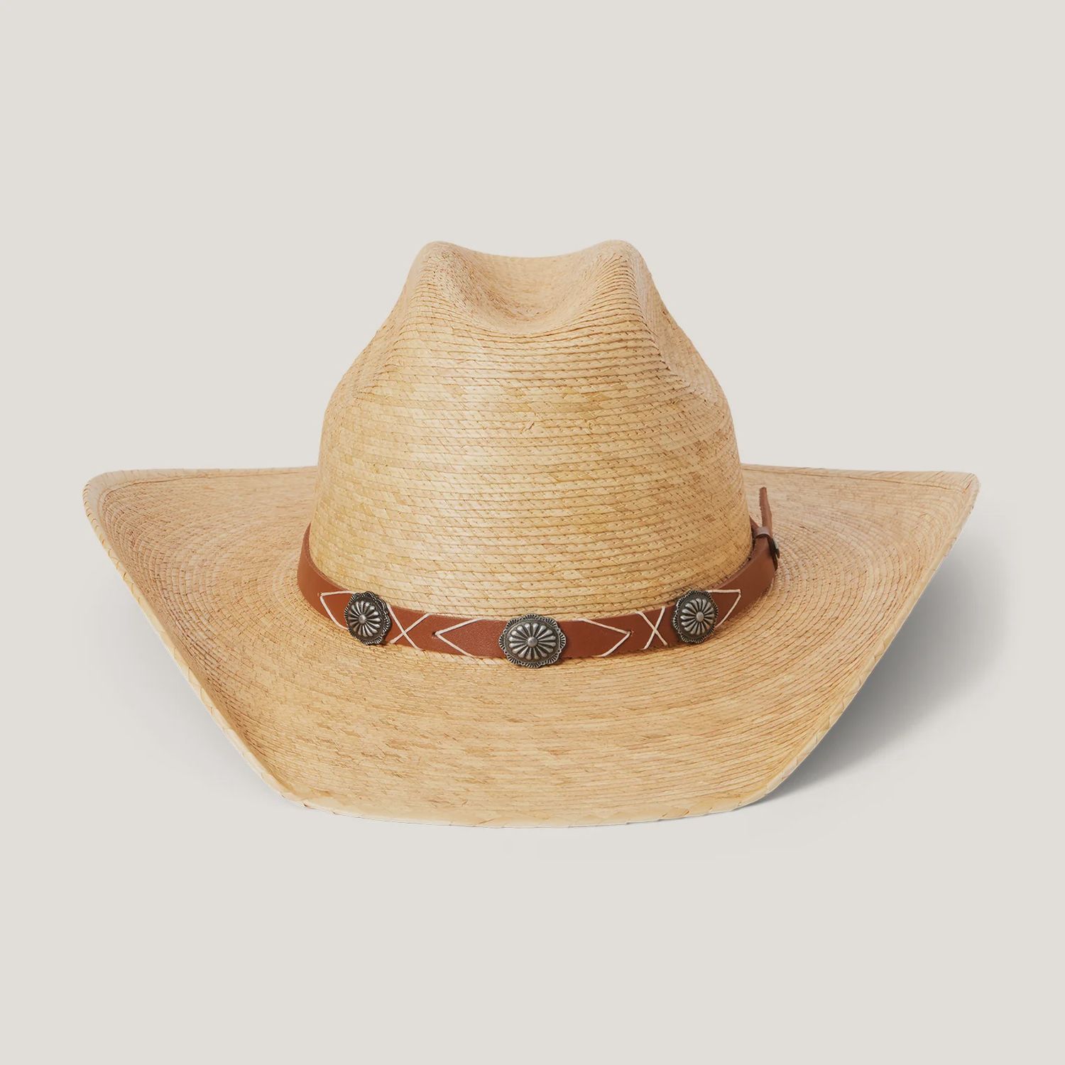 Cowhand Straw Cattleman Cowboy Hat, Size: Small
