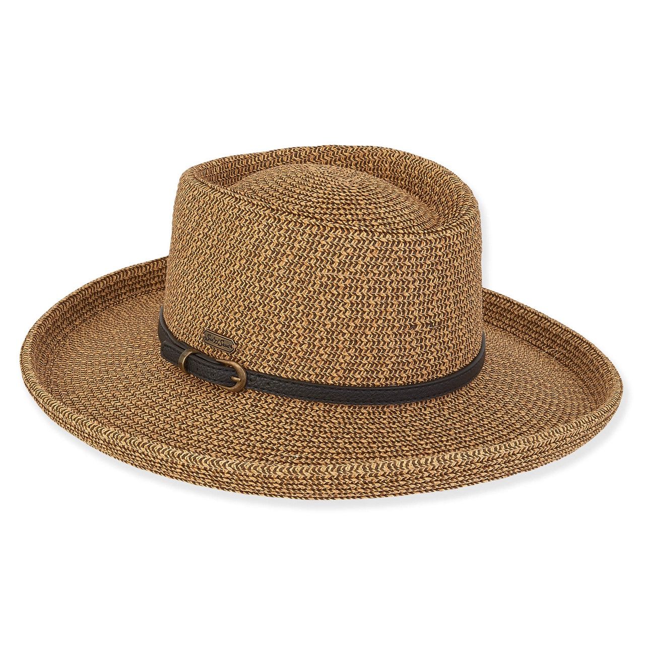 HH2998 Taylor Paper Braid Gambler Hat, Colour: Black B, Size: O/S