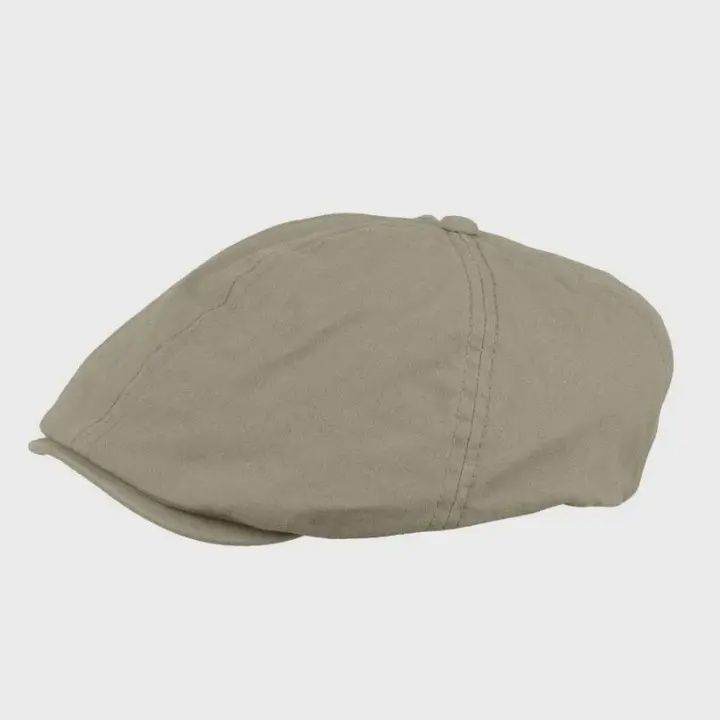 Henry Long-Bill Newsboy Cap, Colour: Khaki, Size: S/M