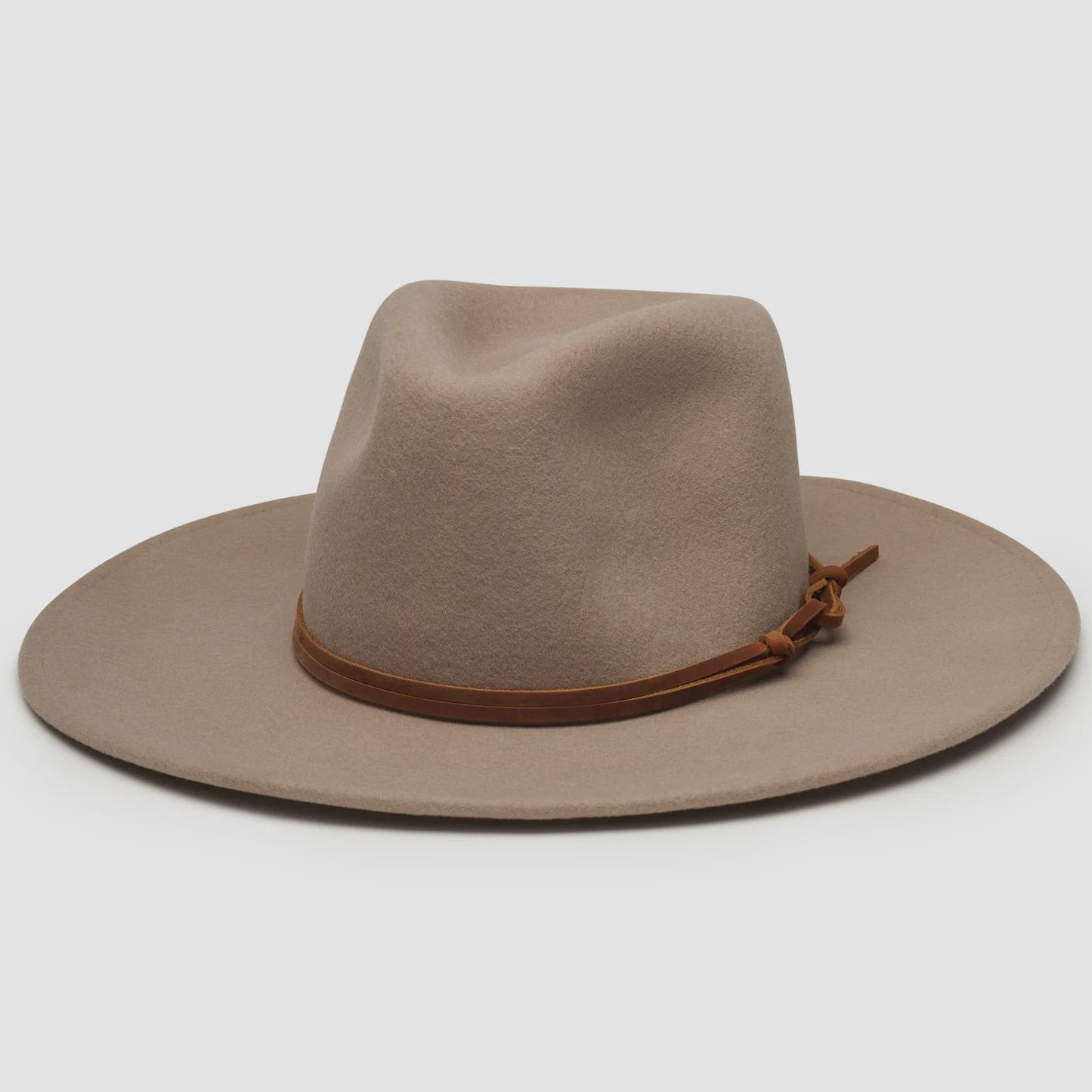Riley Wool Felt Hat, Colour: Taupe, Size: O/S