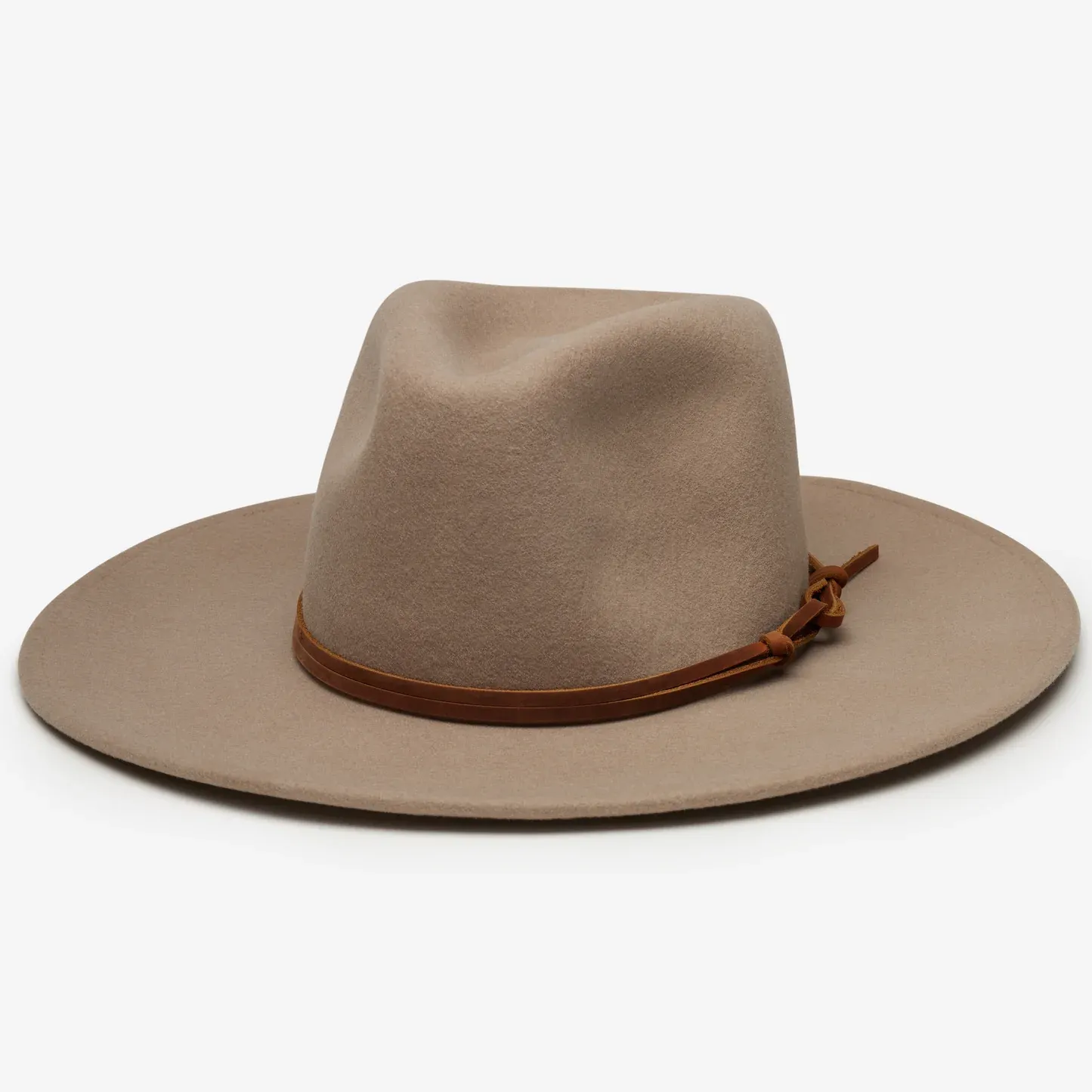 Riley Wool Felt Hat, Colour: Taupe, Size: O/S