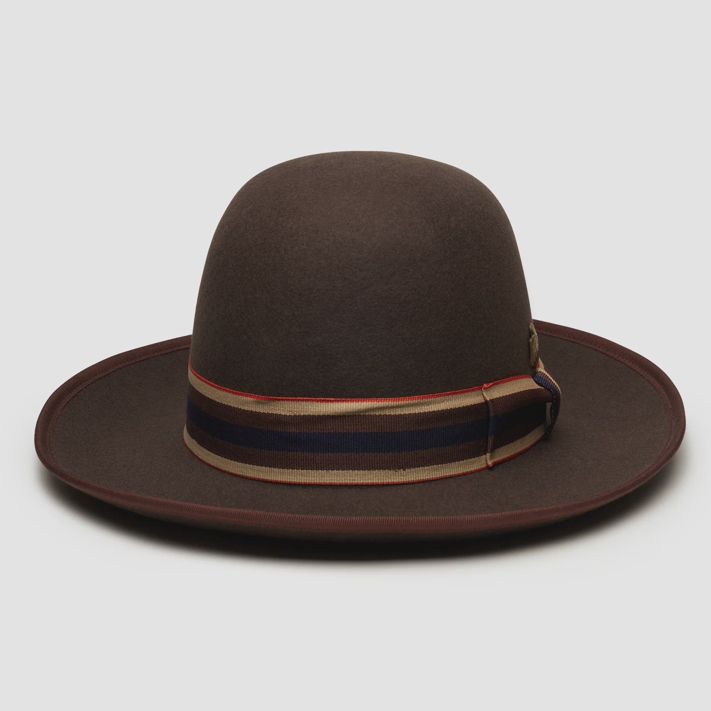 Flynn Open Crown Wool Felt Hat, Colour: Coffee, Size: O/S