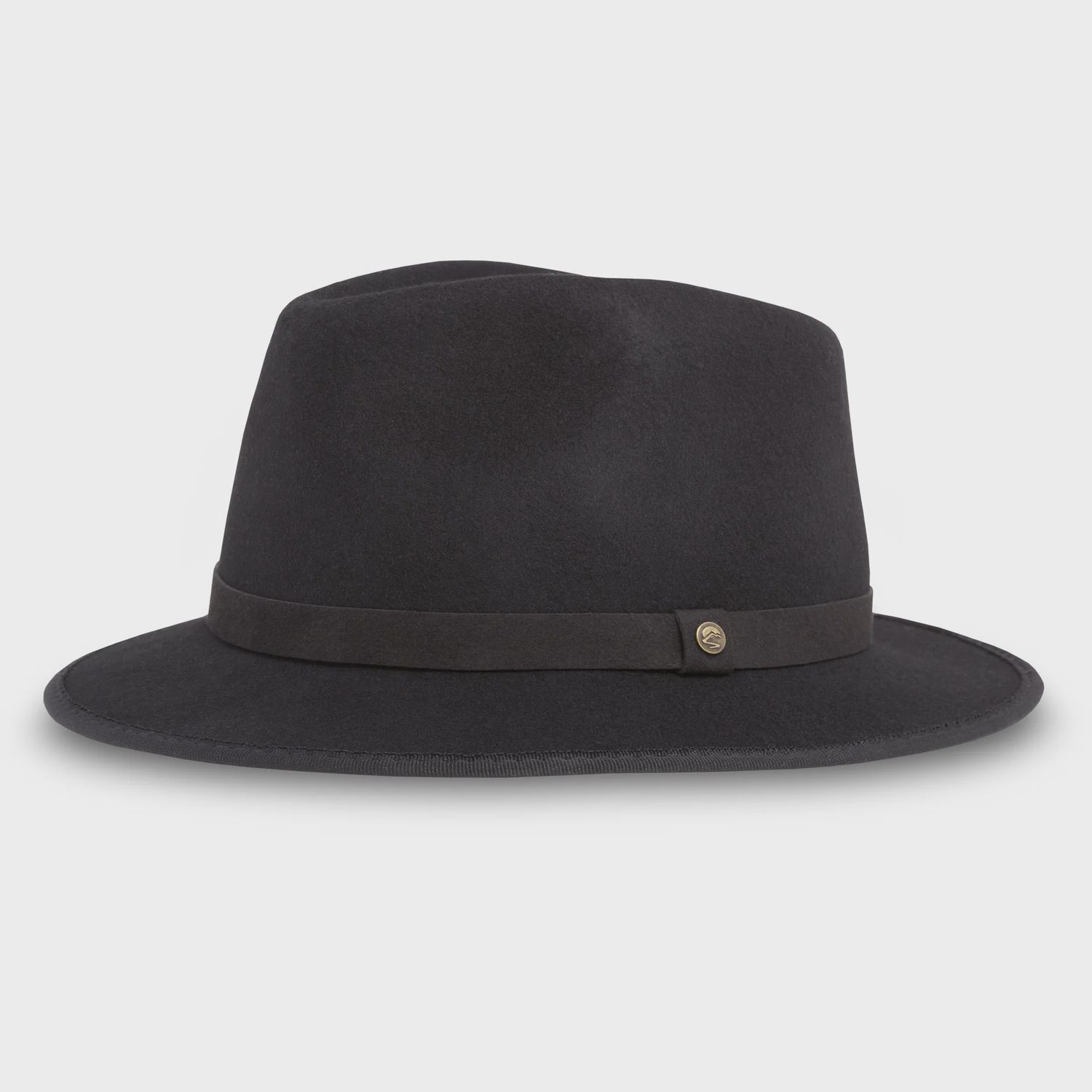 Jasper Wool Felt Hat, Colour: Raven, Size: Medium