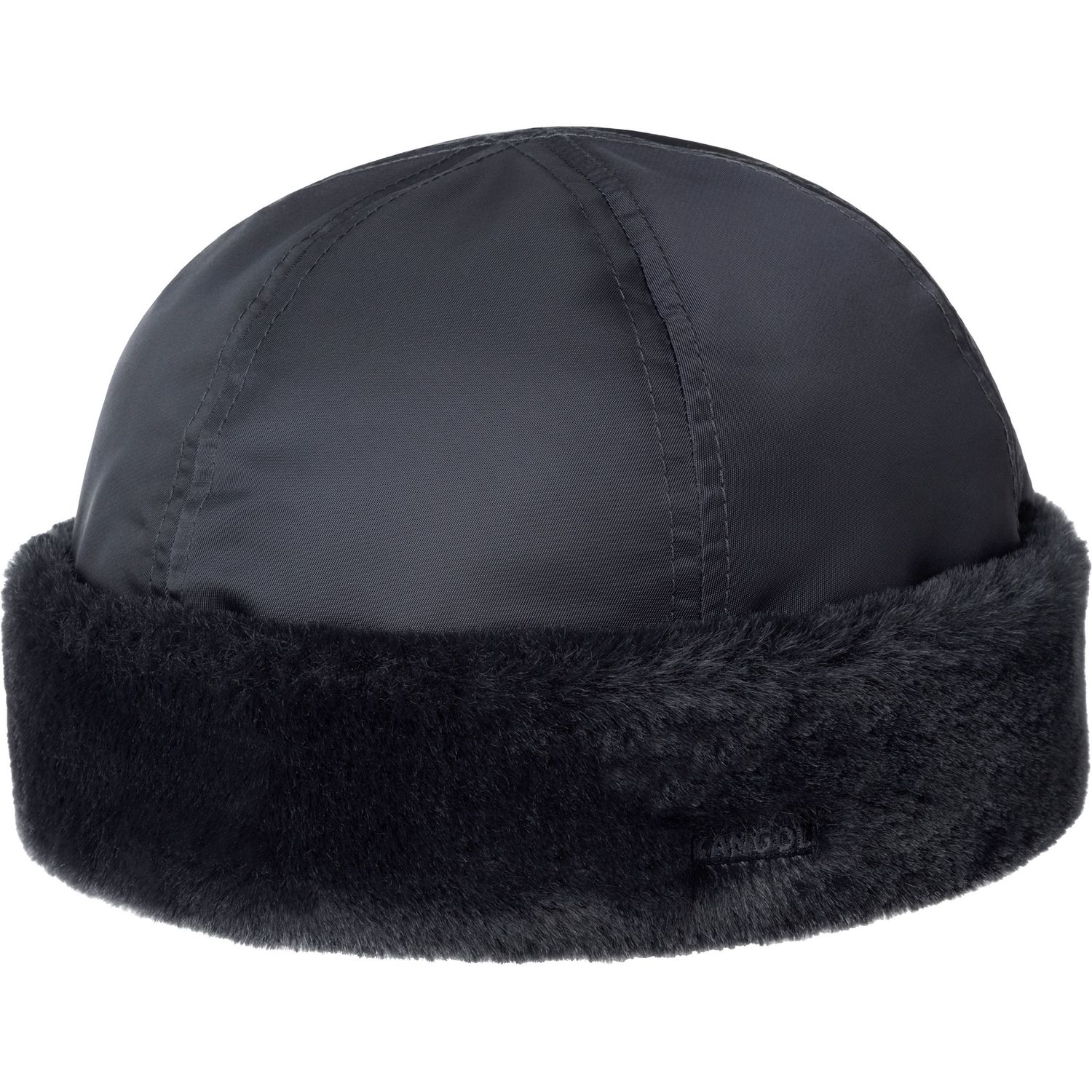 Aviator Watch Cap, Colour: Black/Black, Size: Medium