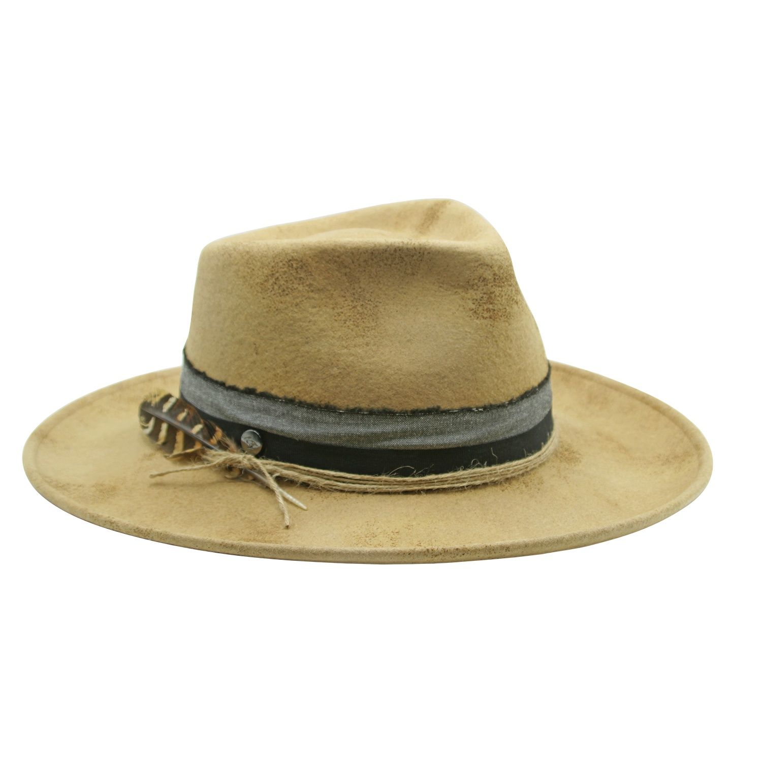 Ojai Australian Virgin Wool Hat, Colour: Tan, Size: One-Size