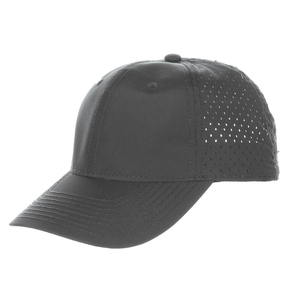Vela Structured Technical Fabric Baseball Cap, Colour: Black, Size: Adjustable