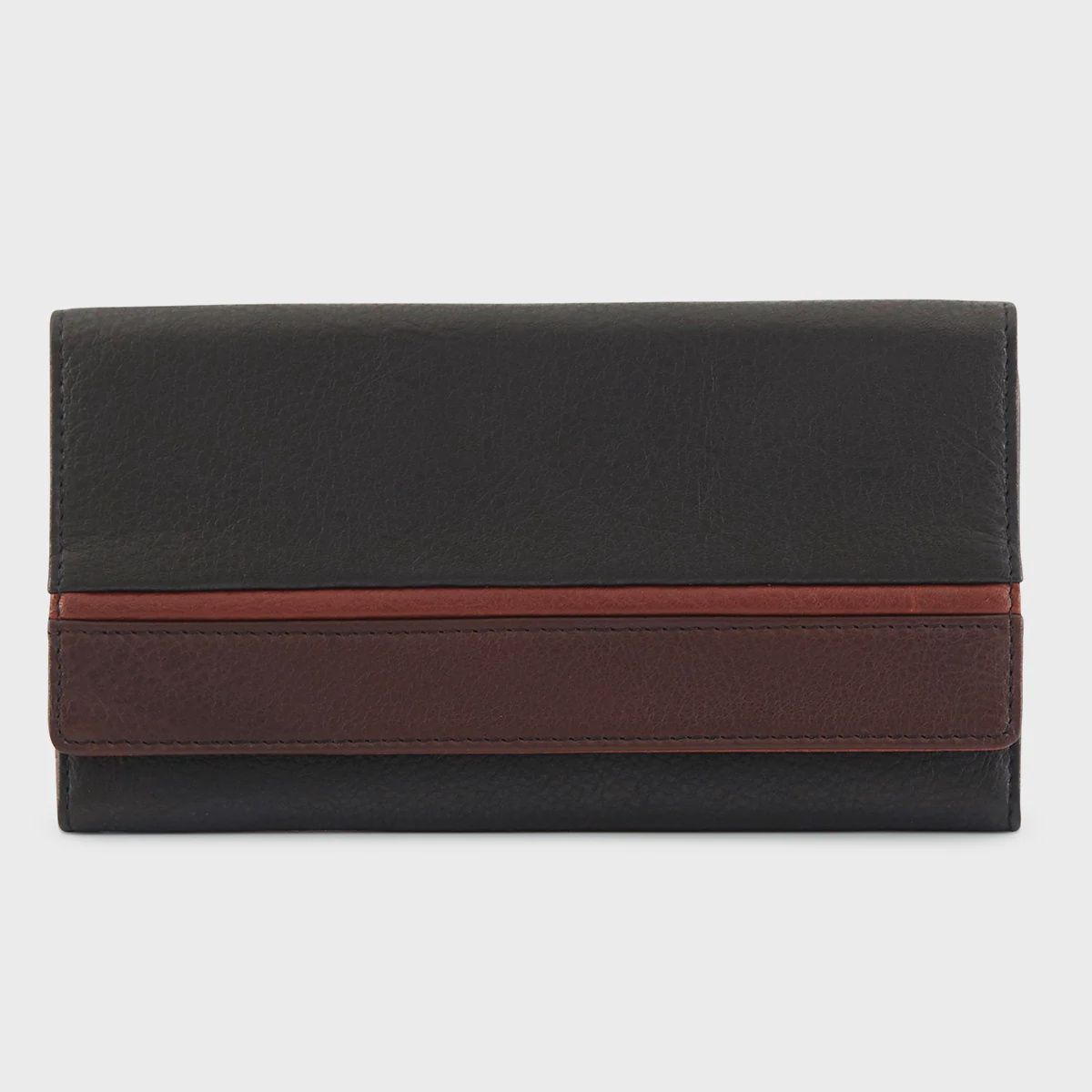 1408 | RFID Clutch Wallet, Colour: Black Combo
