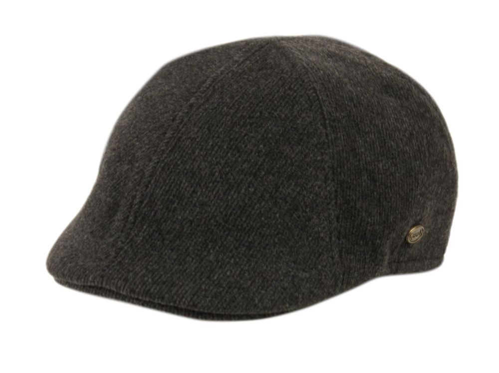 Wool Tweed Duckbill Ivy Cap IV7082, Colour: Dark Grey, Size: S/M