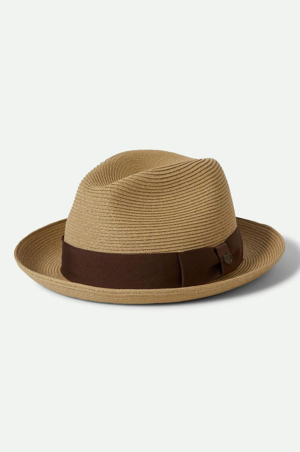 Horton Convertabrim Packable Fedora, Colour: Dark Tan/Light Brown, Size: XS