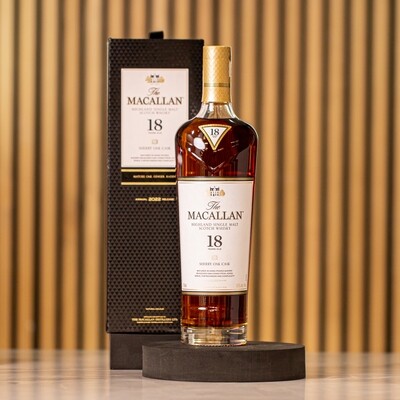 The Macallan Scotch Whiskey Sherry Oak Cask 18 Years 750ml