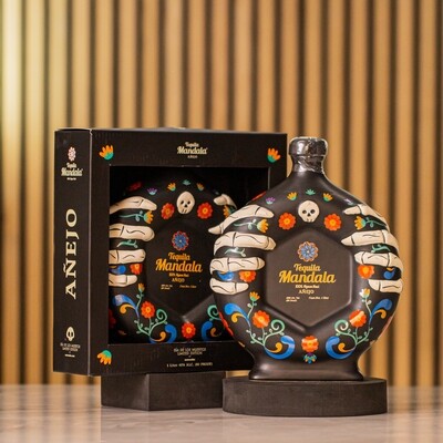 Mandala Tequila Anejo Day Of The Dead 750ml