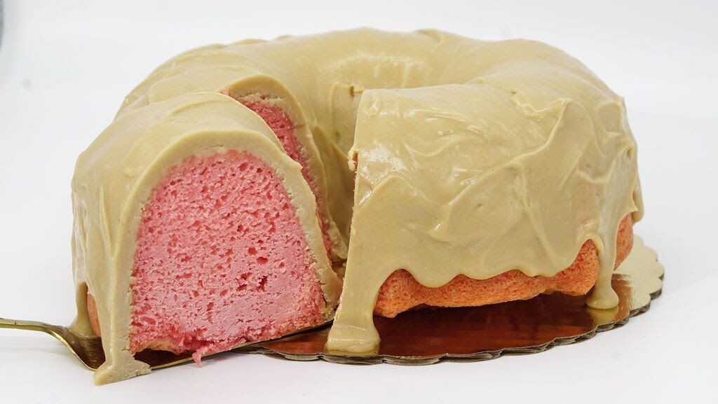 Strawberry Caramel Pound