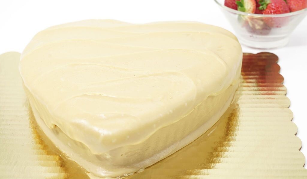 Strawberry Caramel Heart